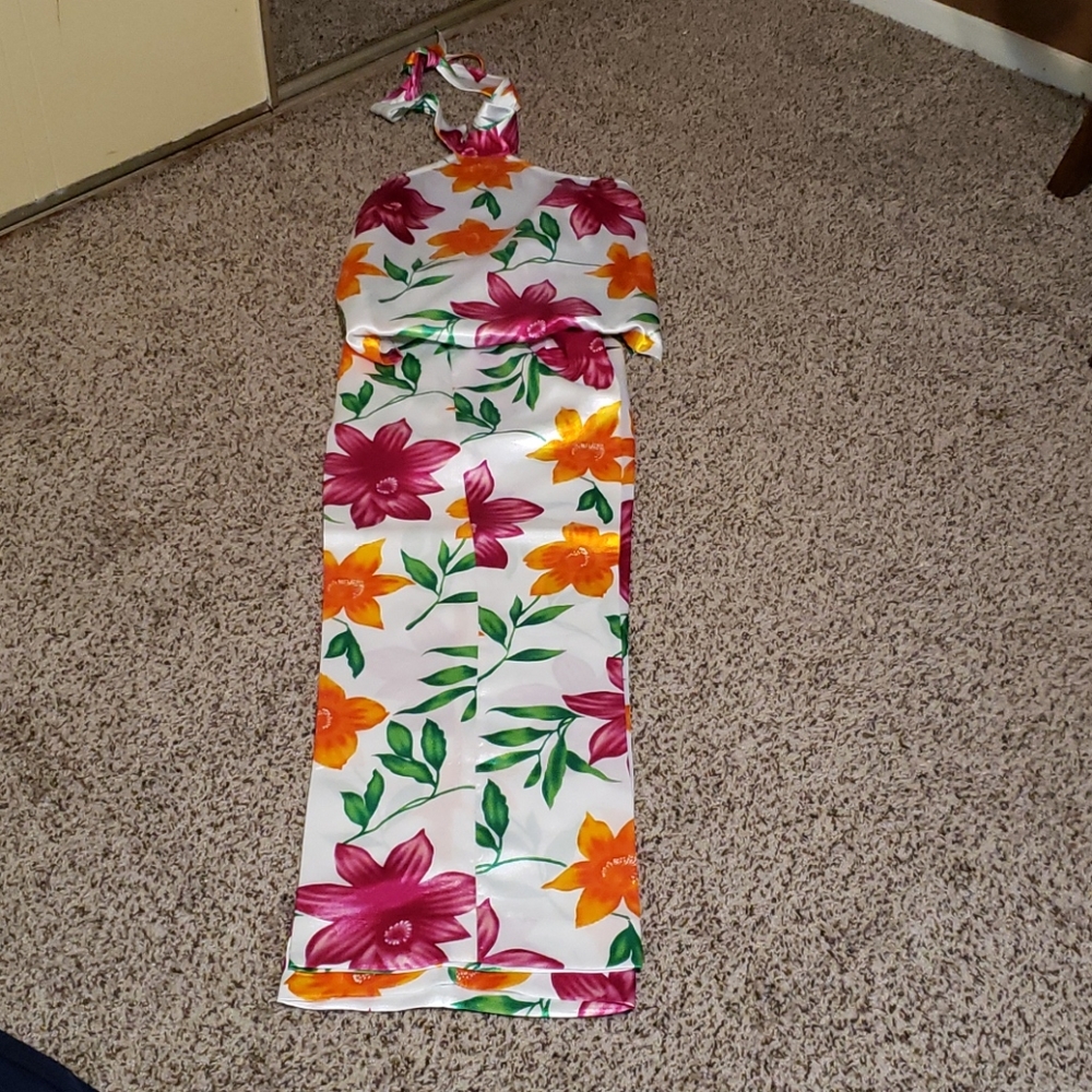 2 Piece Floral Pantsuit